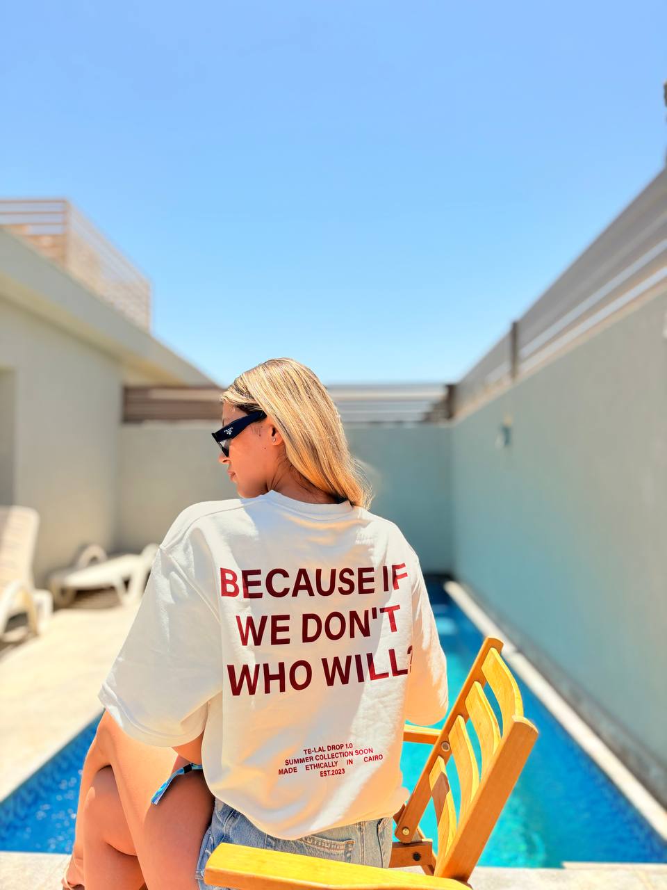 "WHO WILL" Oversized Tee