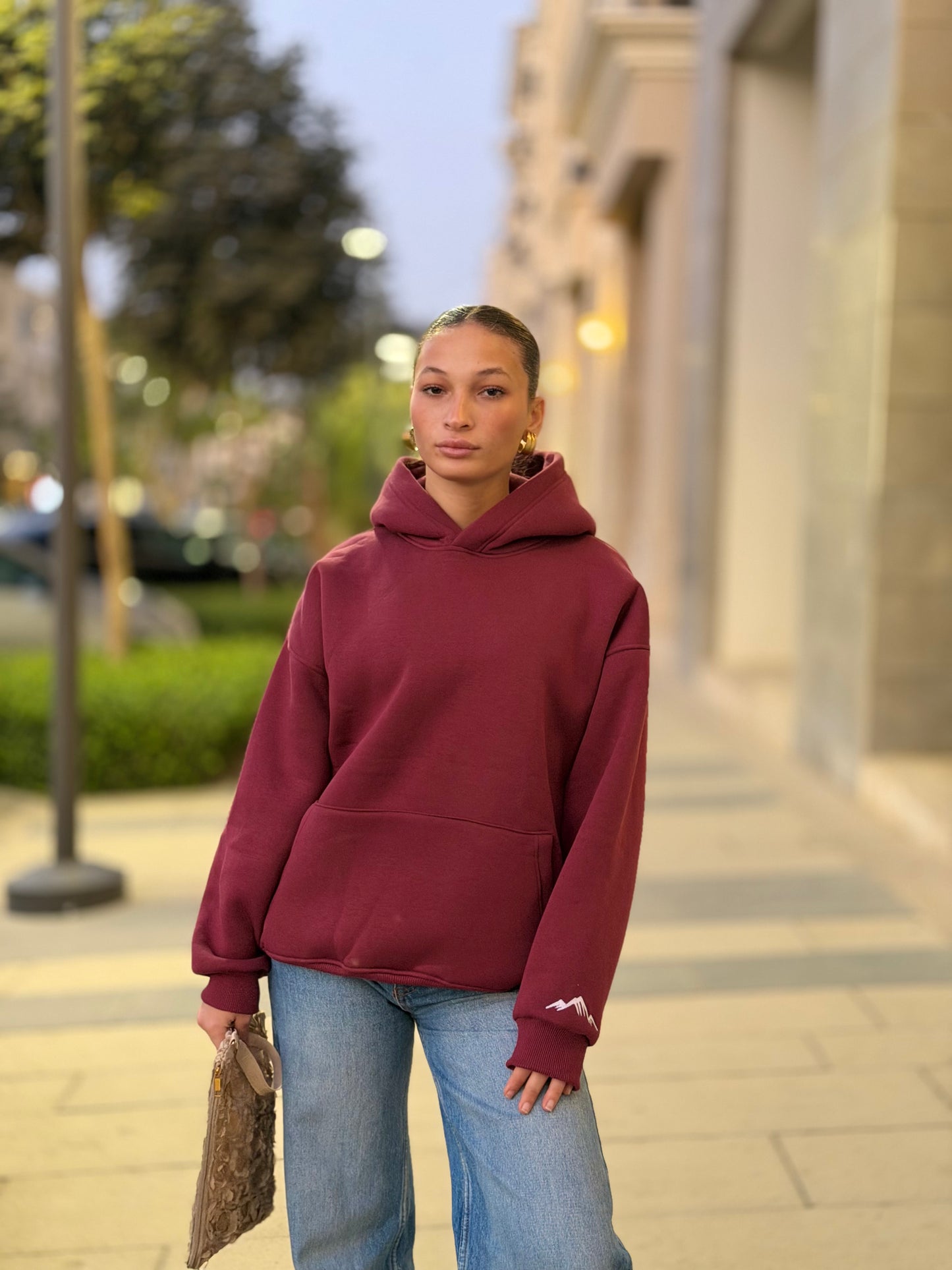 "ALL ROADS" Box-Fit Hoodie