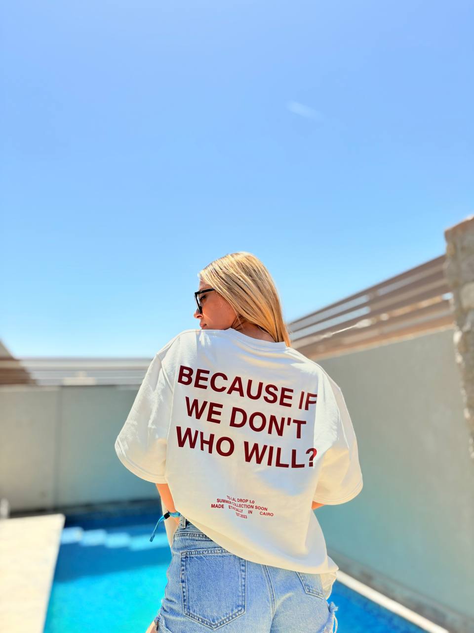 "WHO WILL" Oversized Tee