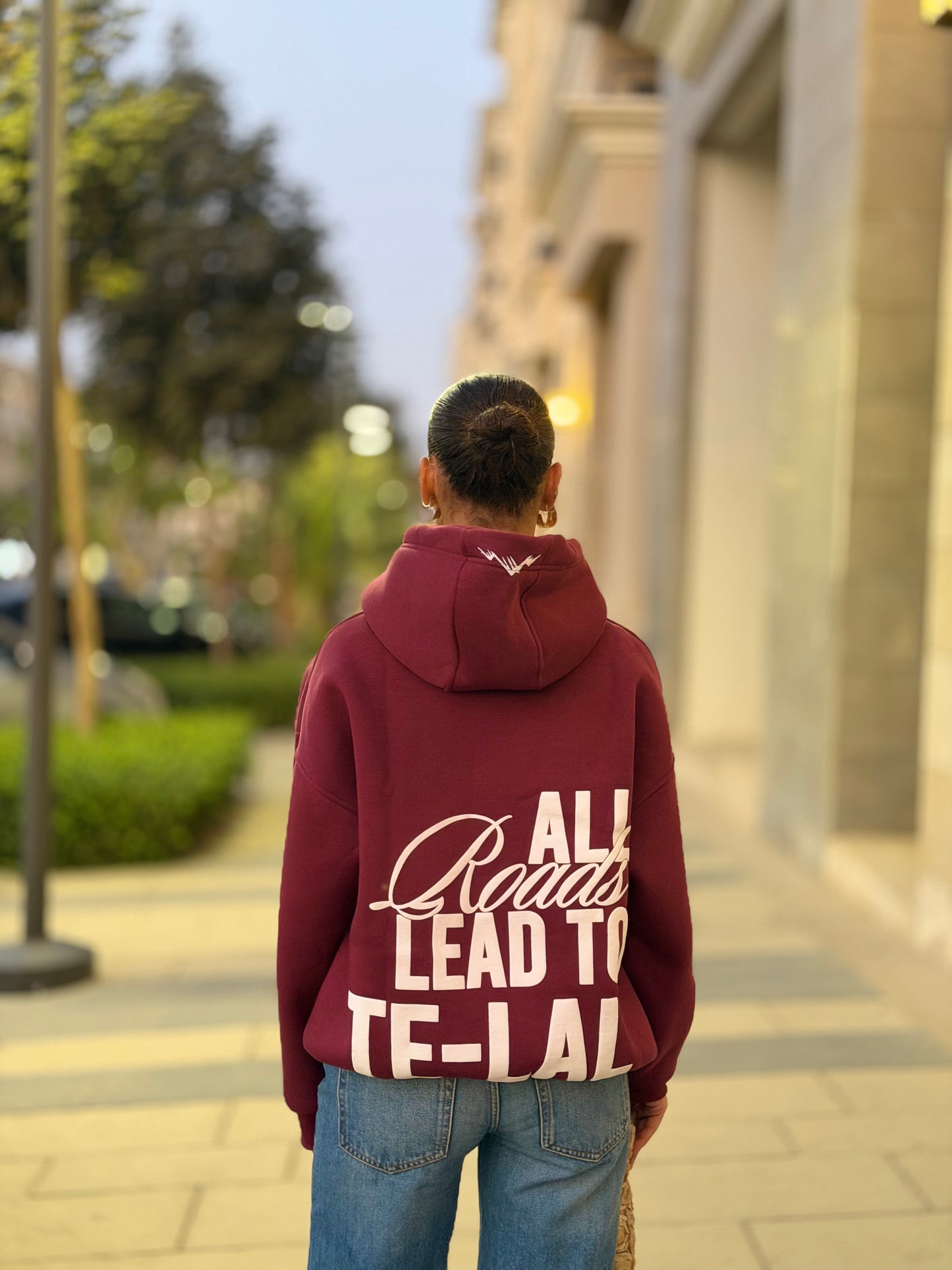 "ALL ROADS" Box-Fit Hoodie