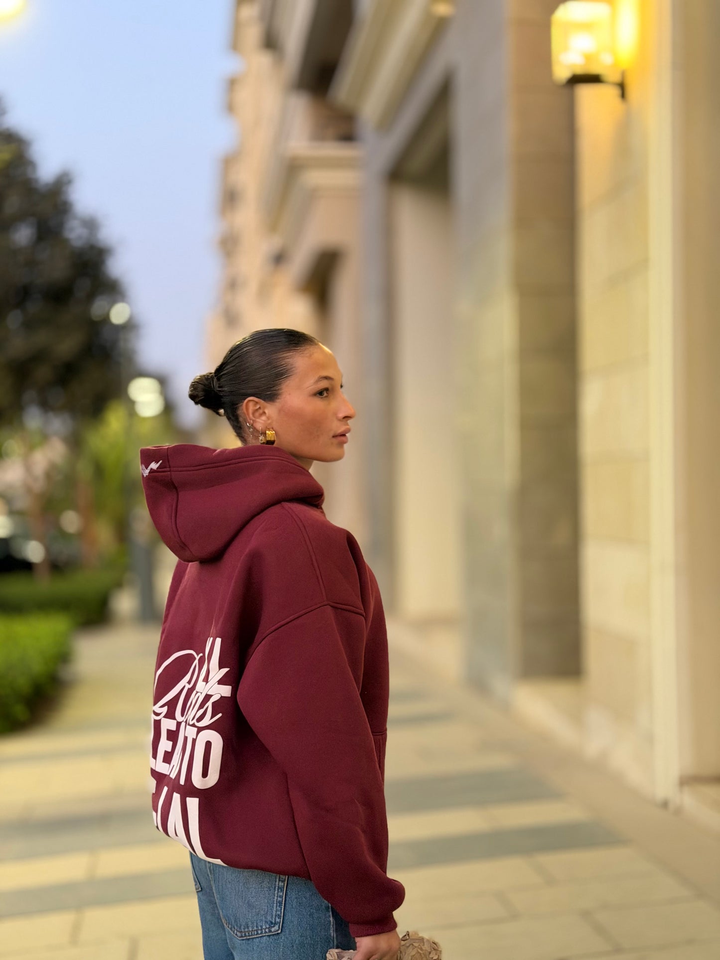 "ALL ROADS" Box-Fit Hoodie