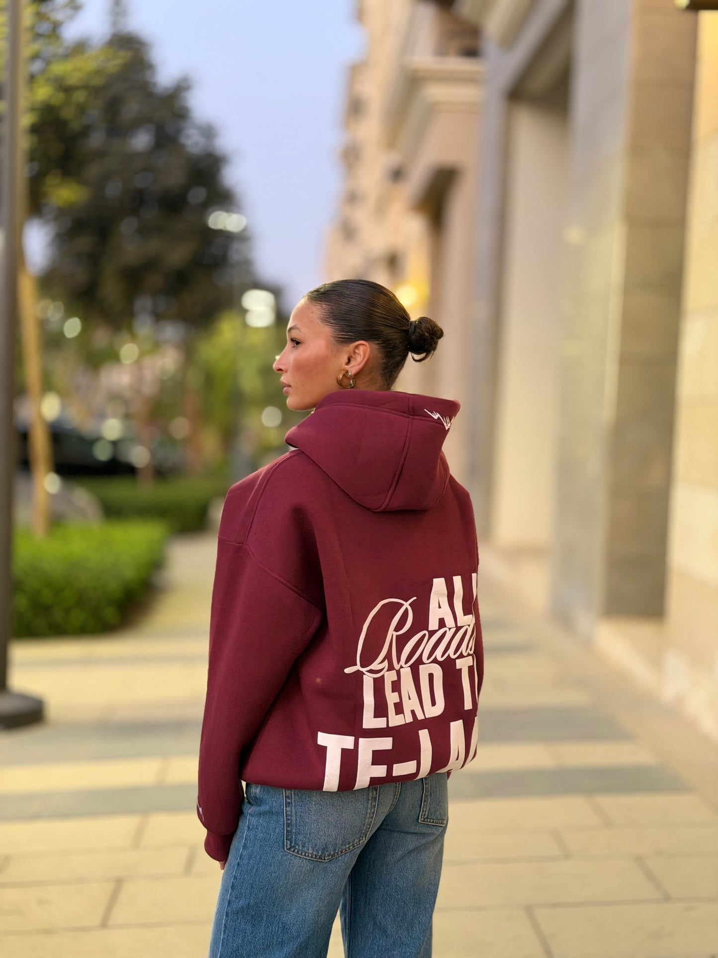 "ALL ROADS" Box-Fit Hoodie