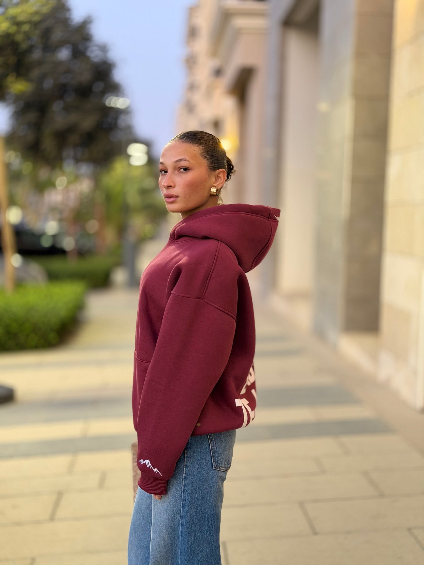 "ALL ROADS" Box-Fit Hoodie